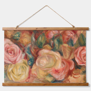 Pierre-Auguste Renoir - Rozen Hangend Wandkleed