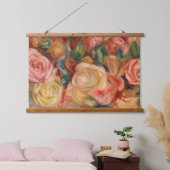 Pierre-Auguste Renoir - Rozen Hangend Wandkleed (Slaapkamer)