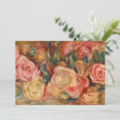 Pierre-Auguste Renoir - Rozen Kaart (Staand voorkant)