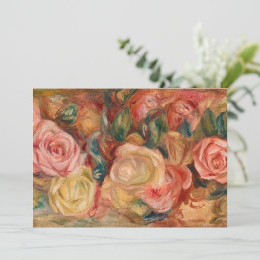 Pierre-Auguste Renoir - Rozen Kaart (Staand voorkant)