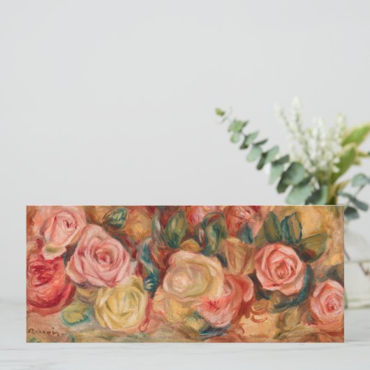 Pierre-Auguste Renoir - Rozen Kaart (Staand voorkant)