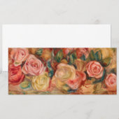 Pierre-Auguste Renoir - Rozen Kaart (Voorkant / Achterkant)