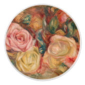 Pierre-Auguste Renoir - Rozen Keramische Knop (Voorkant)