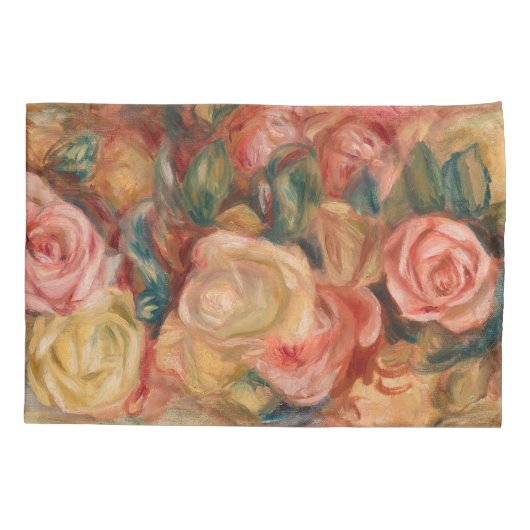 Pierre-Auguste Renoir - Rozen Kussensloop (Achterkant)