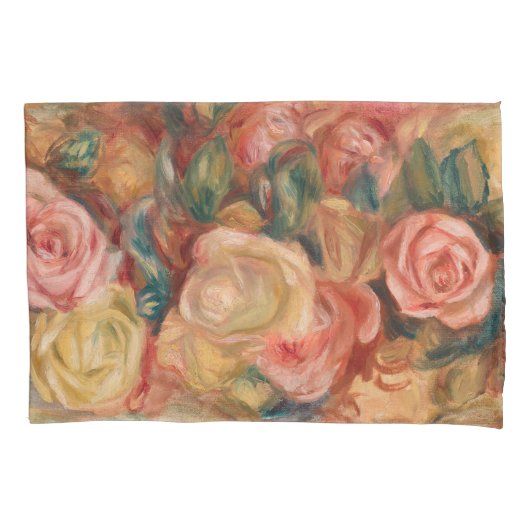 Pierre-Auguste Renoir - Rozen Kussensloop (Voorkant)