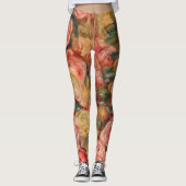 Pierre-Auguste Renoir - Rozen Leggings (Voorkant)