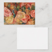 Pierre-Auguste Renoir - Rozen Notitiekaartje (Voorkant / Achterkant)