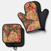Pierre-Auguste Renoir - Rozen Ovenwant & Pannenlap Set (Voorkant / Achterkant)