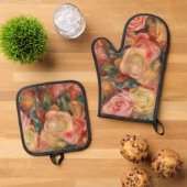 Pierre-Auguste Renoir - Rozen Ovenwant & Pannenlap Set (Top down)