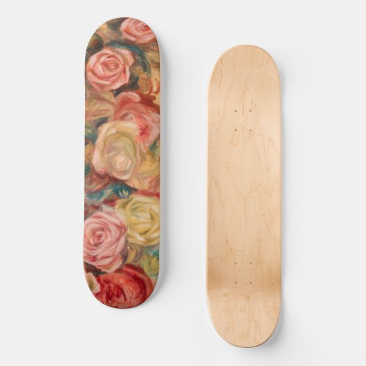 Pierre-Auguste Renoir - Rozen Persoonlijk Skateboard (Voorkant)