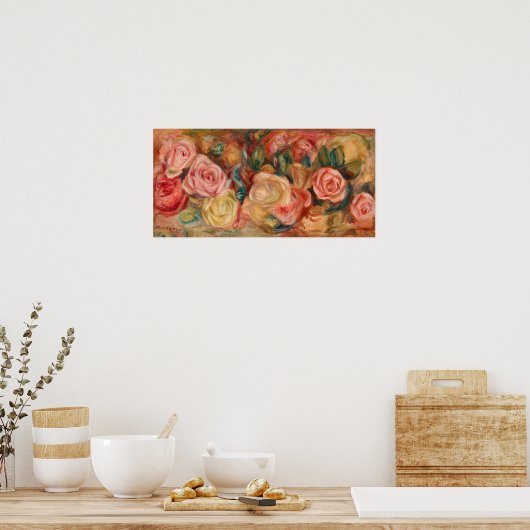 Pierre-Auguste Renoir - Rozen Poster (Keuken)