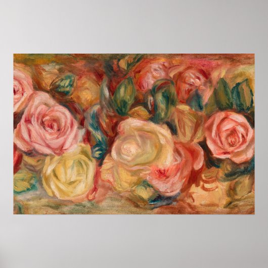 Pierre-Auguste Renoir - Rozen Poster (Voorkant)