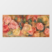 Pierre-Auguste Renoir - Rozen Raamsticker (Vel)