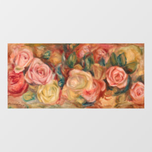 Pierre-Auguste Renoir - Rozen Raamsticker