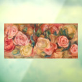Pierre-Auguste Renoir - Rozen Raamsticker (Vel 3)