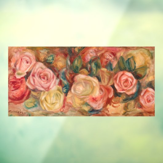 Pierre-Auguste Renoir - Rozen Raamsticker (Vel 3)