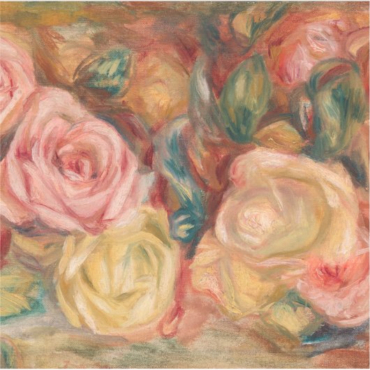 Pierre-Auguste Renoir - Rozen Sticker (Voorkant)