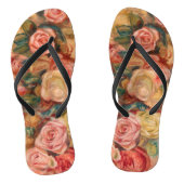 Pierre-Auguste Renoir - Rozen Teenslippers (Voetbed)