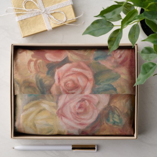 Pierre-Auguste Renoir - Rozen Tissuepapier (Geschenk)