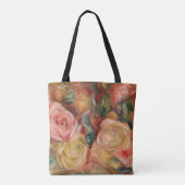 Pierre-Auguste Renoir - Rozen Tote Bag (Achterkant)