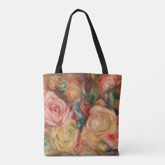 Pierre-Auguste Renoir - Rozen Tote Bag (Achterkant)