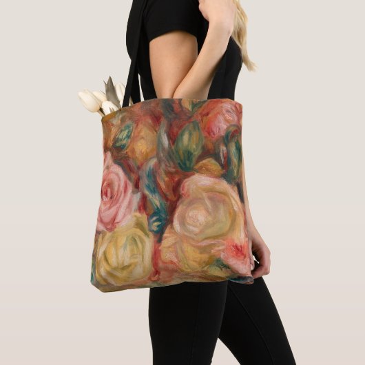 Pierre-Auguste Renoir - Rozen Tote Bag (Dichtbij)