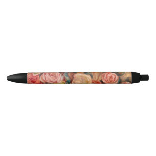 Pierre-Auguste Renoir - Rozen Zwarte Inkt Pen