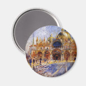 Pierre Auguste Renoir - San Marco Plaza Magneet (Voorkant / Achterkant)