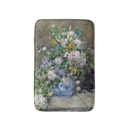Pierre-Auguste Renoir - Spring Bouquet Badmat (Voorkant Verticaal)