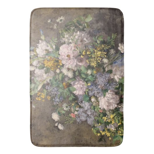 Pierre-Auguste Renoir Spring Bouquet Badmat (Voorkant Verticaal)
