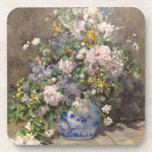 Pierre-Auguste Renoir Spring Bouquet Bier Onderzetter (Voorkant)