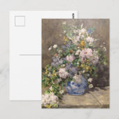 Pierre-Auguste Renoir Spring Bouquet Briefkaart (Voorkant / Achterkant)