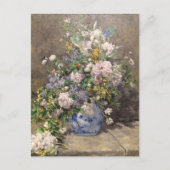 Pierre-Auguste Renoir Spring Bouquet Briefkaart (Voorkant)