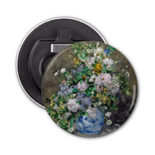Pierre-Auguste Renoir - Spring Bouquet Button Flesopener