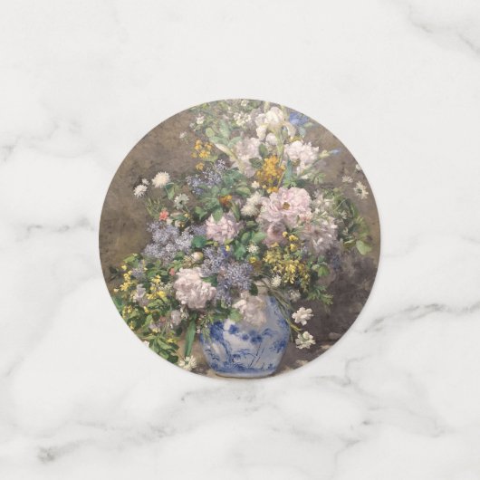 Pierre-Auguste Renoir Spring Bouquet Confetti (Kleine voorkant)