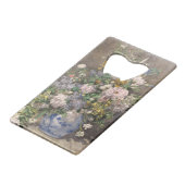 Pierre-Auguste Renoir Spring Bouquet Creditkaart Flessenopener (Voorkant Gekanteld)