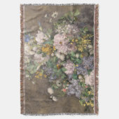 Pierre-Auguste Renoir Spring Bouquet Deken (Voorkant Verticaal)