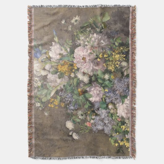 Pierre-Auguste Renoir Spring Bouquet Deken (Voorkant Verticaal)