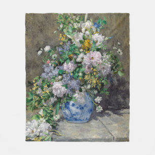 Pierre-Auguste Renoir - Spring Bouquet Fleece Deken