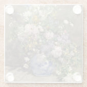 Pierre-Auguste Renoir Spring Bouquet Glazen Onderzetter (Achterkant)