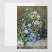 Pierre-Auguste Renoir - Spring Bouquet Kaart (Voorkant / Achterkant)
