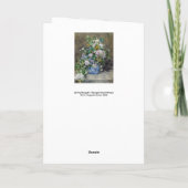 Pierre-Auguste Renoir - Spring Bouquet Kaart (Achterkant)
