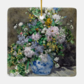 Pierre-Auguste Renoir - Spring Bouquet Keramisch Ornament (Achterkant)