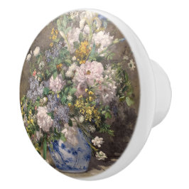 Pierre-Auguste Renoir Spring Bouquet Keramische Knop