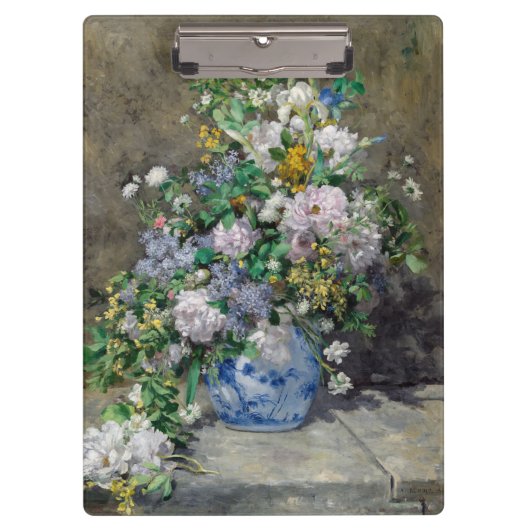 Pierre-Auguste Renoir - Spring Bouquet Klembord (Voorkant)