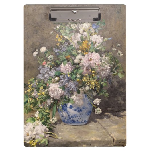 Pierre-Auguste Renoir Spring Bouquet Klembord (Voorkant)