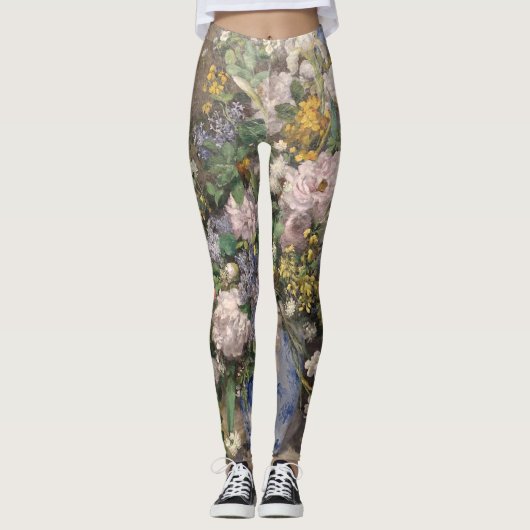 Pierre-Auguste Renoir Spring Bouquet Leggings (Voorkant)