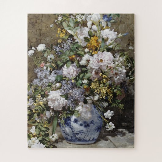 Pierre-Auguste Renoir - Spring Bouquet Legpuzzel (Verticaal)