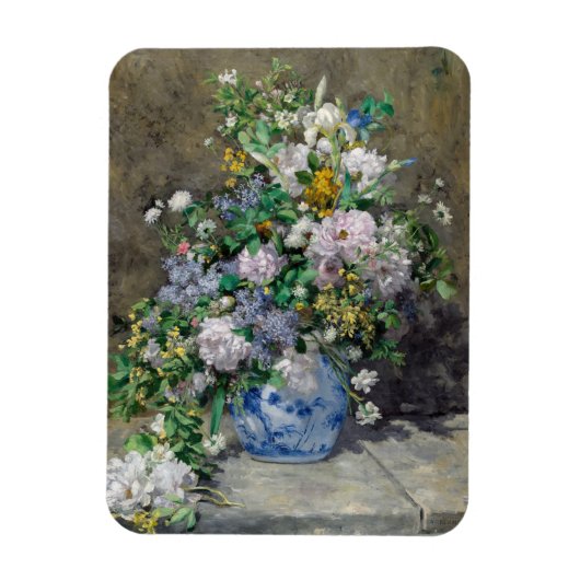 Pierre-Auguste Renoir - Spring Bouquet Magneet (Verticaal)