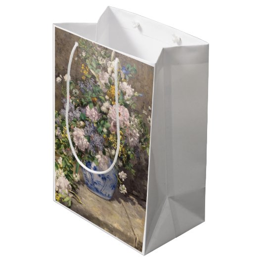 Pierre-Auguste Renoir Spring Bouquet Medium Cadeauzakje (Achterkant Gekanteld)